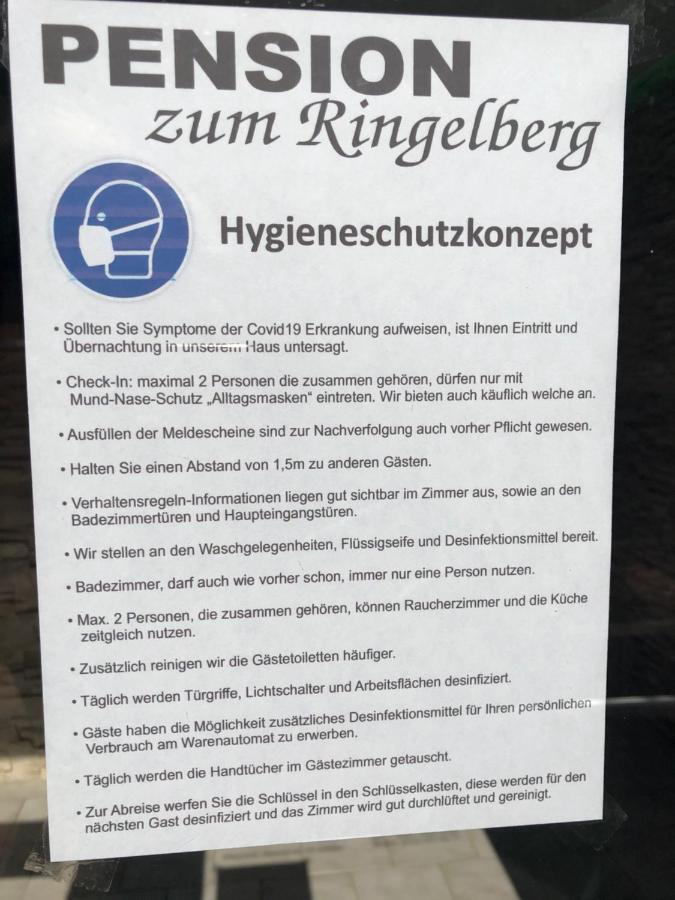 Pension Zum Ringelberg Erfurt Eksteriør bilde